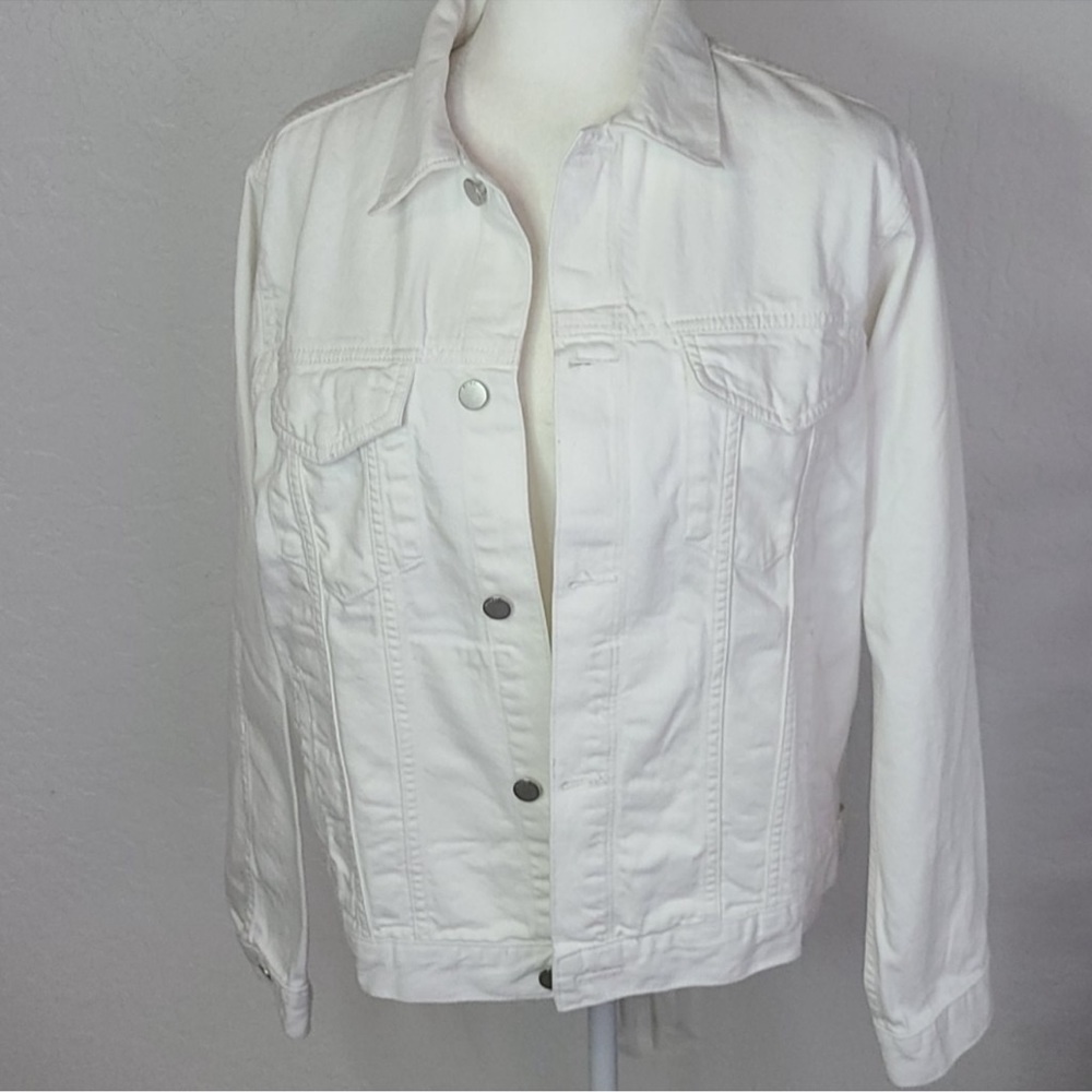 NWT DL1961 white Jean jacket medium Albright